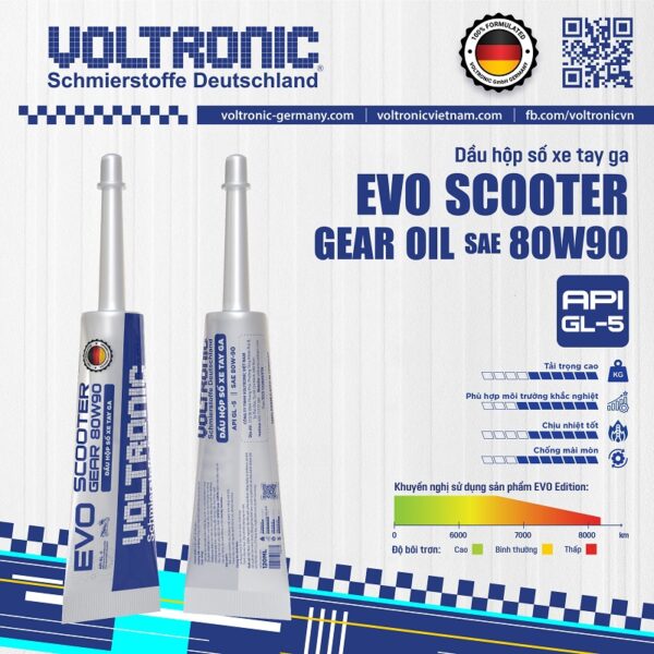 voltronic evo scooter gear oil