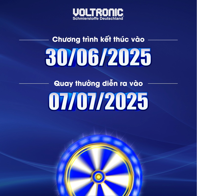 thời gian tham gia chương trình quay thưởng quý 2 2025 của Voltronic