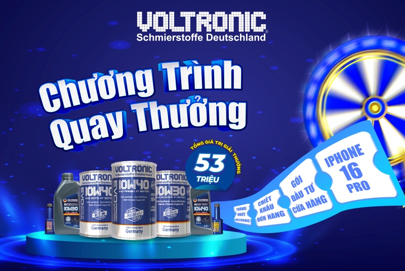 chương trình quay thưởng quý 2 2025 của Voltronic