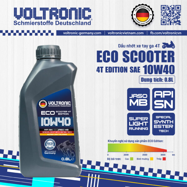 VOLTRONIC ECO SCOOTER 4T EDITION SAE 10W40 0.8L