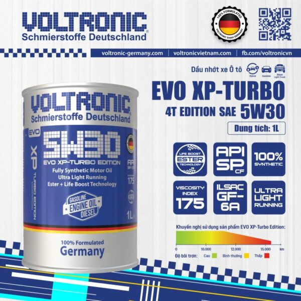 VOLTRONIC EVO XP-TURBO 4T EDITION SAE 5W30 1L