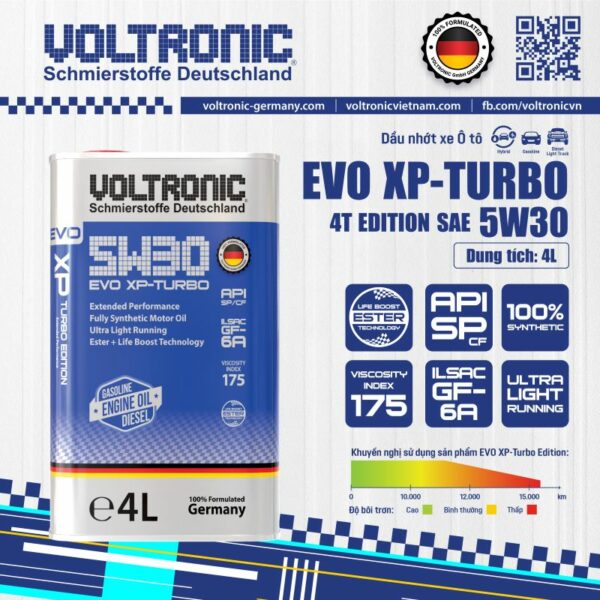 VOLTRONIC EVO XP-TURBO 4T EDITION SAE 5W30 4L