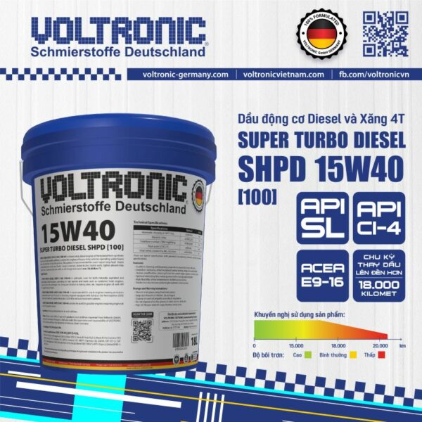 VOLTRONIC SUPER TURBO DIESEL SHPD SAE 15W40 [100]