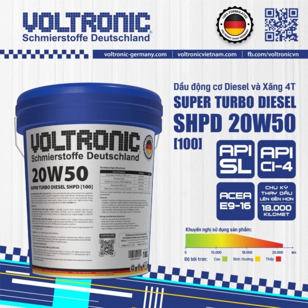 VOLTRONIC SUPER TURBO DIESEL SHPD SAE 20W50 [100]