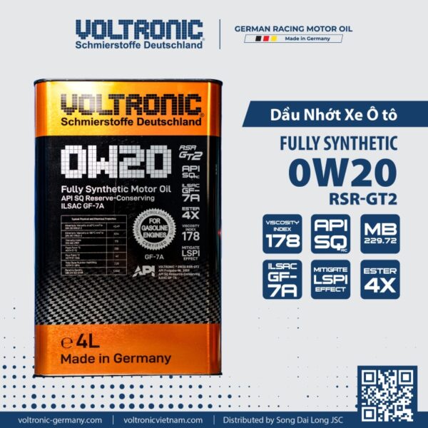 VOLTRONIC 0W20 RSR GT2 4L