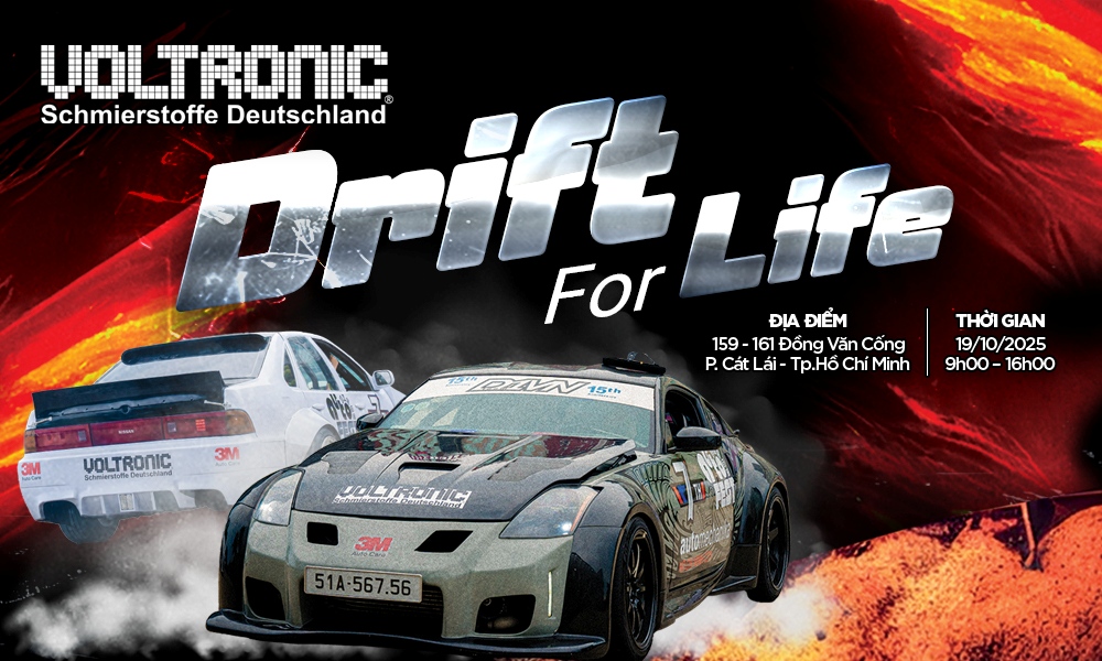 Voltronic đồng hành cùng D1 Group tại sự kiện trưng bày xe đua DRIFT FOR LIFE