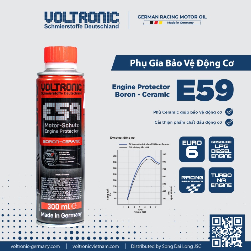 phụ gia bảo vệ động cơ Voltronic 59