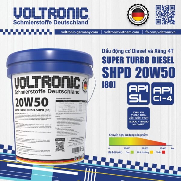 Voltronic Super Turbo Diesel SHPD 20W50 [80] 18L