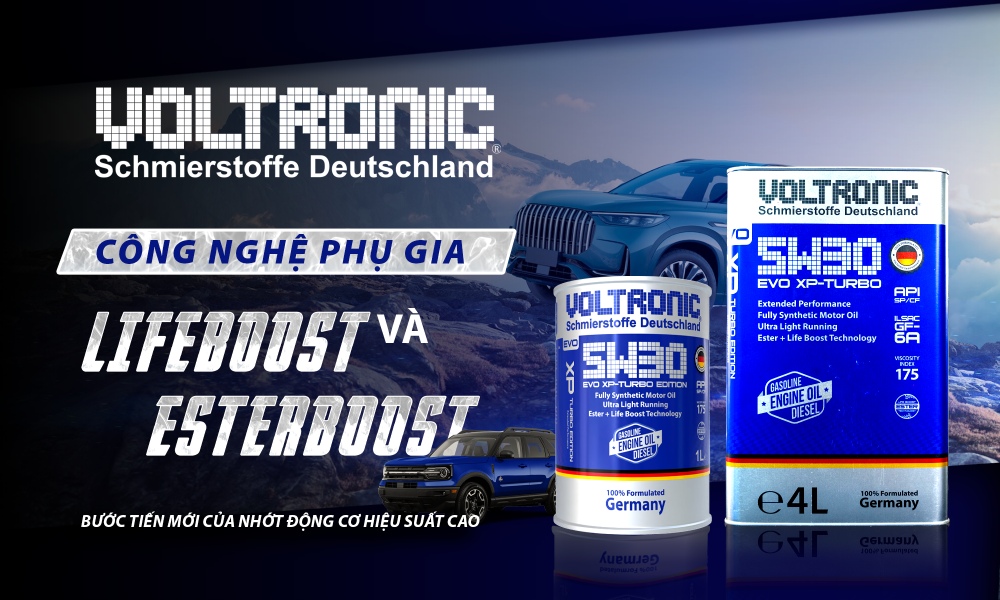 Công nghệ phụ gia Lifeboost và Esterboost - Bước tiến mới của nhớt động cơ hiệu suất cao