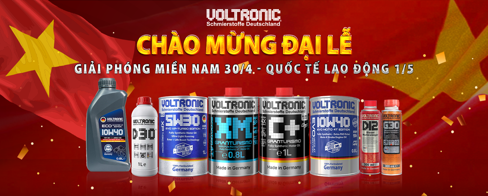CHÀO MỪNG ĐẠI LỄ 30/4 CÙNG VOLTRONIC