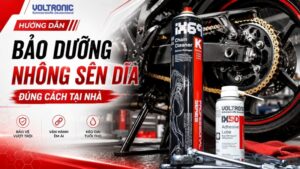 Bảo dưỡng nhông sên dĩa bằng Voltronic IX69K và IX50