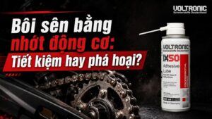 Bôi trơn sên xích bằng dầu nhớt động cơ là 1 sai lầm