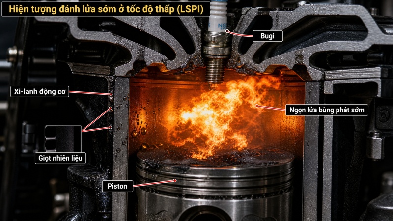 Nguyên nhân gây ra hiện tượng LSPI là gì?