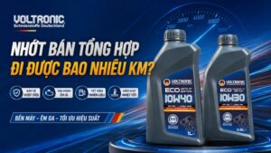 Dầu nhớt bán tổng hợp đi được bao nhiêu km thì nên thay mới?