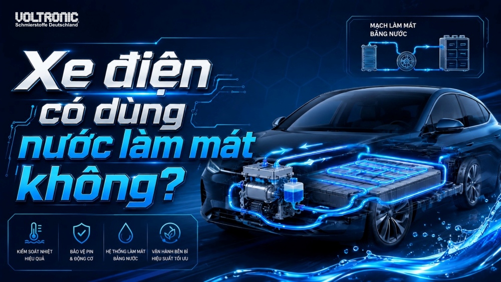 Xe điện có dùng nước làm mát không?